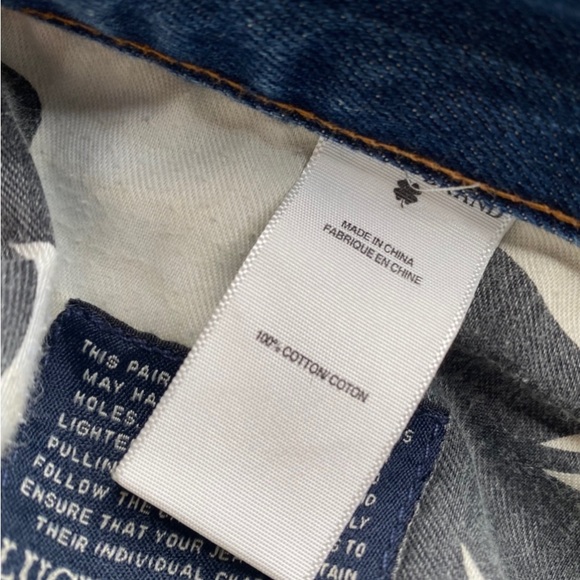 LUCKY BRAND 329 CLASSIC STRAIGHT MEN'S JEANS SIZE 34 X 30 Distressed Denim - Picture 4 of 12